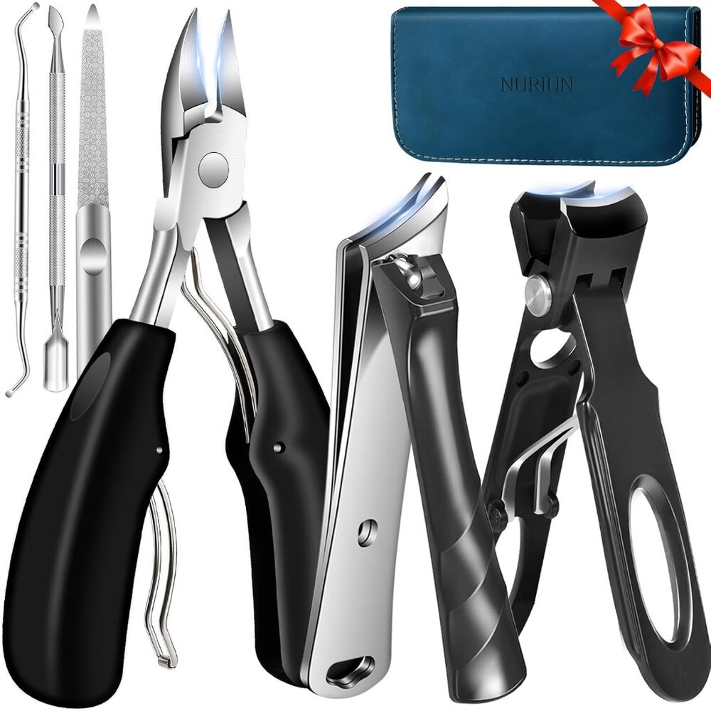 Thick Toenail Clippers for Mens, Professional Large Toe Nail Clippers for Thick